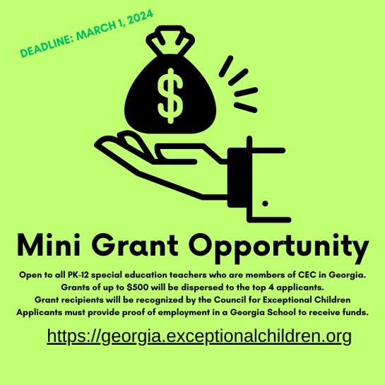 GA CEC Mini Grant